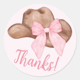 Pegatina Redonda Chica de país Cowboy boots contra Gorras