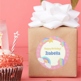 Pegatina Redonda Chica Delight Pop It