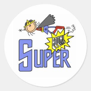 Pegatina Redonda Chica SUPER