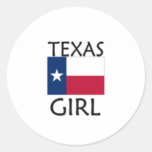 PEGATINA REDONDA CHICA TEXAS