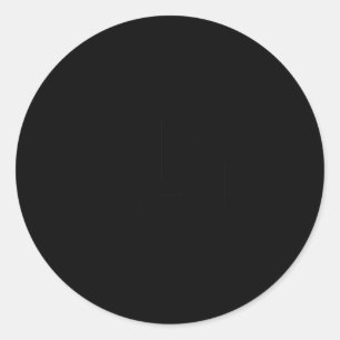 Pegatina Redonda Chicago Skyline Chicago Illinois