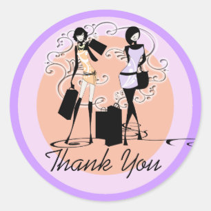 Pegatina Redonda chicas "Dulce dieciséis" diseñan divas de compra