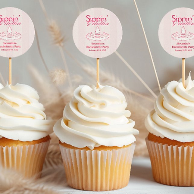 Pegatina Redonda Chicas Moderadas Itinerario de Fiesta de Soltera (Subido por el creador)