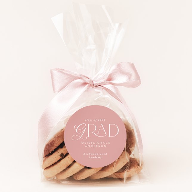 Pegatina Redonda Chicas rosa multifoto moderna contemporánea (Subido por el creador)