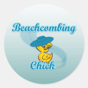 Pegatina Redonda Chick peatonal n° 3