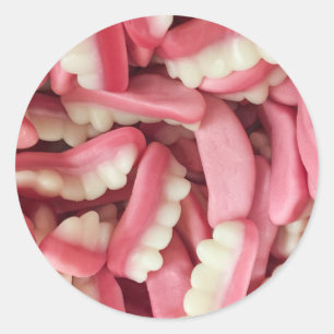Pegatina Redonda Chicle Rico