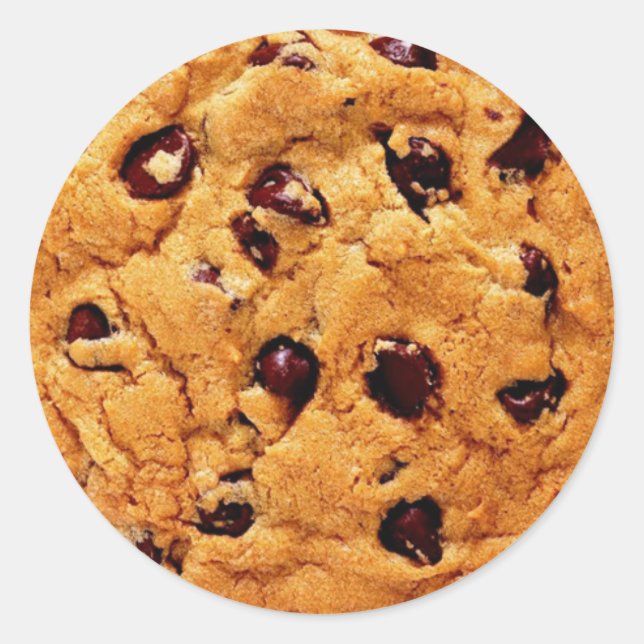 Pegatina Redonda Chip de chocolate ganador de TBA (Anverso)