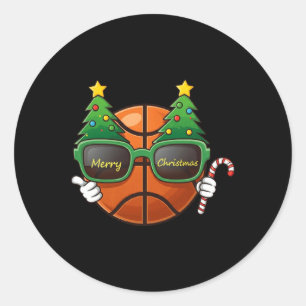 Pegatina Redonda Chirstmas Sungles Sketll Candy Mens mujeres Ki