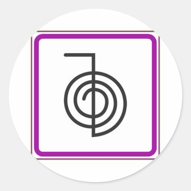 Pegatina Redonda Cho Ku Rei (Anverso)