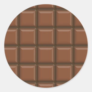 Pegatina Redonda choco2