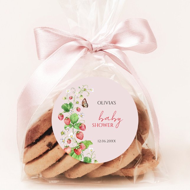 Pegatina Redonda Chocolate Baby Shower (Subido por el creador)