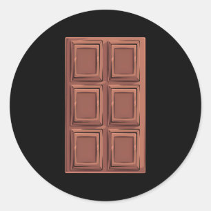 Pegatina Redonda Chocolate Bar S'Mores Camg