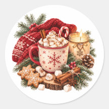 Chocolate Caliente Navideño Acogedor Invierno Hygg