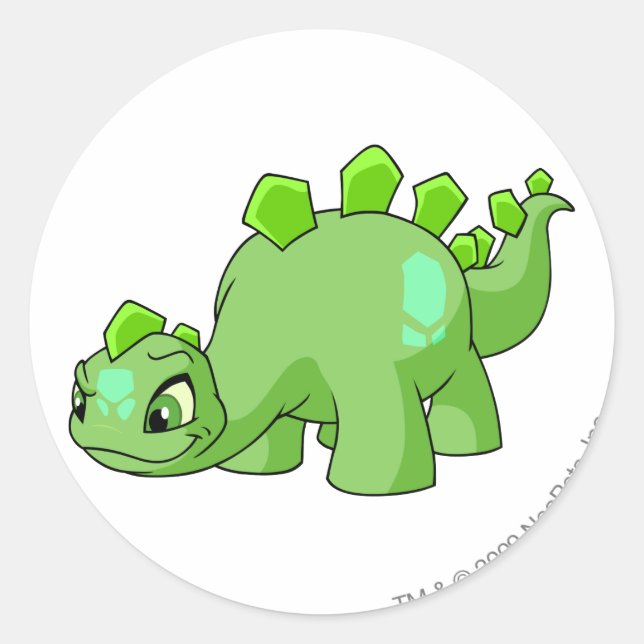 Pegatina Redonda Chomby Green (Anverso)