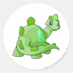 Pegatina Redonda Chomby Green