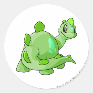 Pegatina Redonda Chomby Green