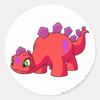 Pegatina Redonda Chomby Red