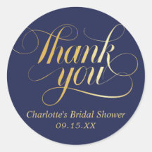 Chorro Nupcial de Agradecimiento con Caligrafía El