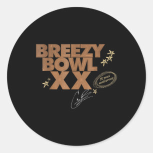Pegatina Redonda Chris Breezy Xx 2025 _1