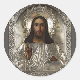 Pegatina Redonda CHRIST Bella Artes