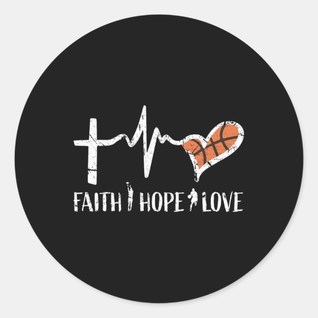 Pegatina Redonda Christian Bysketbyll Regalos Niños Chicas Hombres  (Anverso)