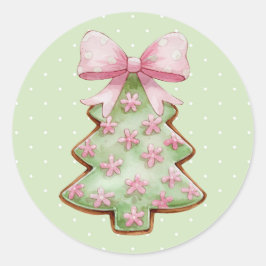 Pegatina Redonda Christmas sticker