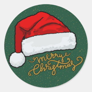 Pegatina Redonda Christmas Sticker 