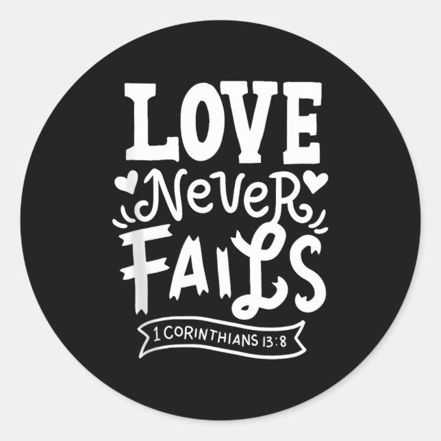 Pegatina Redonda Christs Quotes Bible Verse Tee Religious Gift Tank (Anverso)