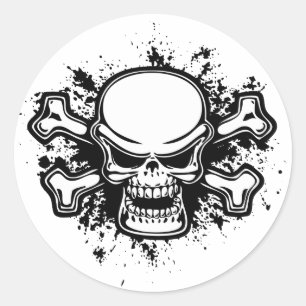 Pegatina Redonda Chromeboy-Splat
