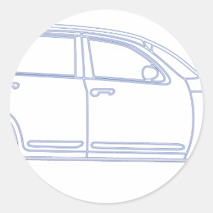 Pegatina Redonda Chrysler PT Cruiser