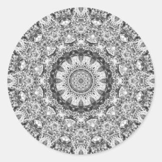 Pegatina Redonda Chrystal Kaleidoscope 01