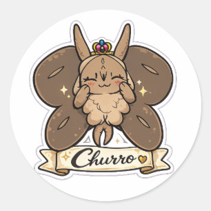 Pegatina Redonda Churro, Co-mascota de InkAndCrits