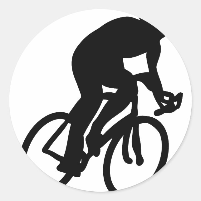 Pegatina Redonda ciclismo tour de france (Anverso)