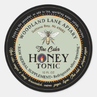 Cider orgánica de fuego crudo Honey Thai Chili Que