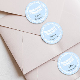 Pegatina Redonda Cielito Lindo Blue Baby Shower