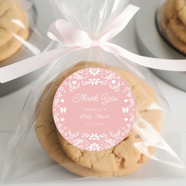 Pegatina Redonda Cielito Lindo Talavera Espectáculo Mexicano De Beb (Subido por el creador)