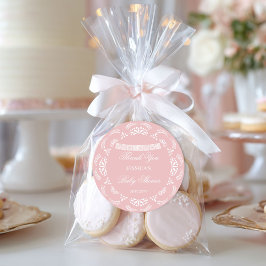 Pegatina Redonda Cielito Lindo Talavera Mexican Girl Baby Shower