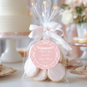 Pegatina Redonda Cielito Lindo Talavera Niña Mexicana Baby Shower
