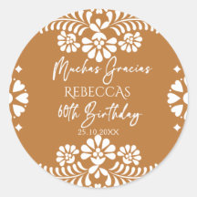 Cielito lindo terracotta talavera cumpleaños 60