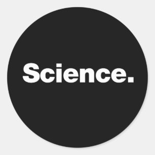 Pegatina Redonda Ciencia