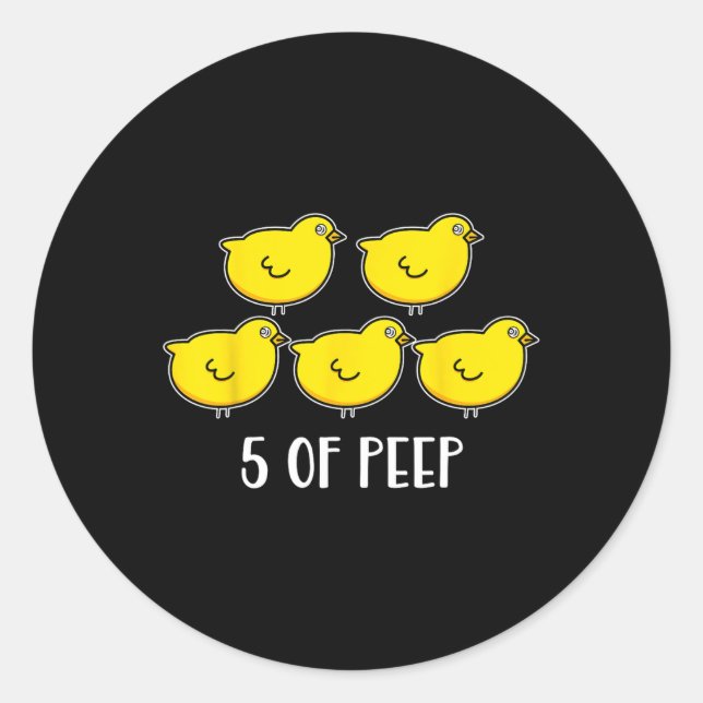 Pegatina Redonda Cinco De Terapia Terapéutica Respiratoria Peep Div (Anverso)