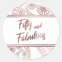 Cincuenta y Fabuloso Falso Rosa Dorado y Paisley B