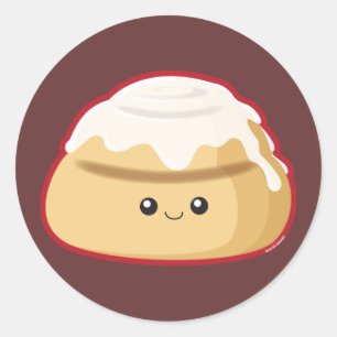 Pegatina Redonda Cinnamon Roll