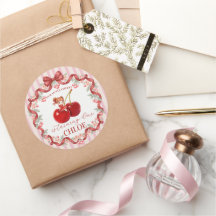 Cinta de Coqueta de Cereza Dulce Cumpleaños Rosa N