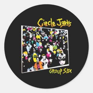 Pegatina Redonda Circle Jerks Mercancías oficiales