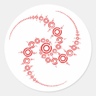 Pegatina Redonda círculo de la cosecha