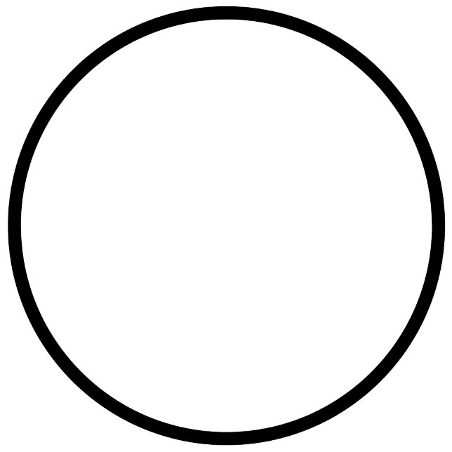 Pegatina Redonda Círculo en blanco (agregar el texto) (Subido por el creador)