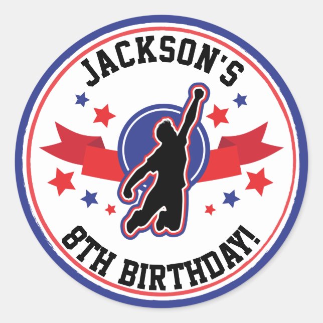 Pegatina Redonda Círculo guerrero de Ninja / Pegatinas redondos (Anverso)