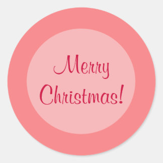 Pegatina Redonda Círculos rojos