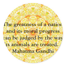 cita de derechos de los animales - Mahatma Gandhi